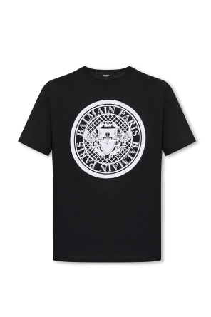 Moschino ロコ刺繍ミティヘンシルシャツ 251EA01170527 0001 Moschino T-shirt with embroidered logo | Men's Clothing | Vitkac